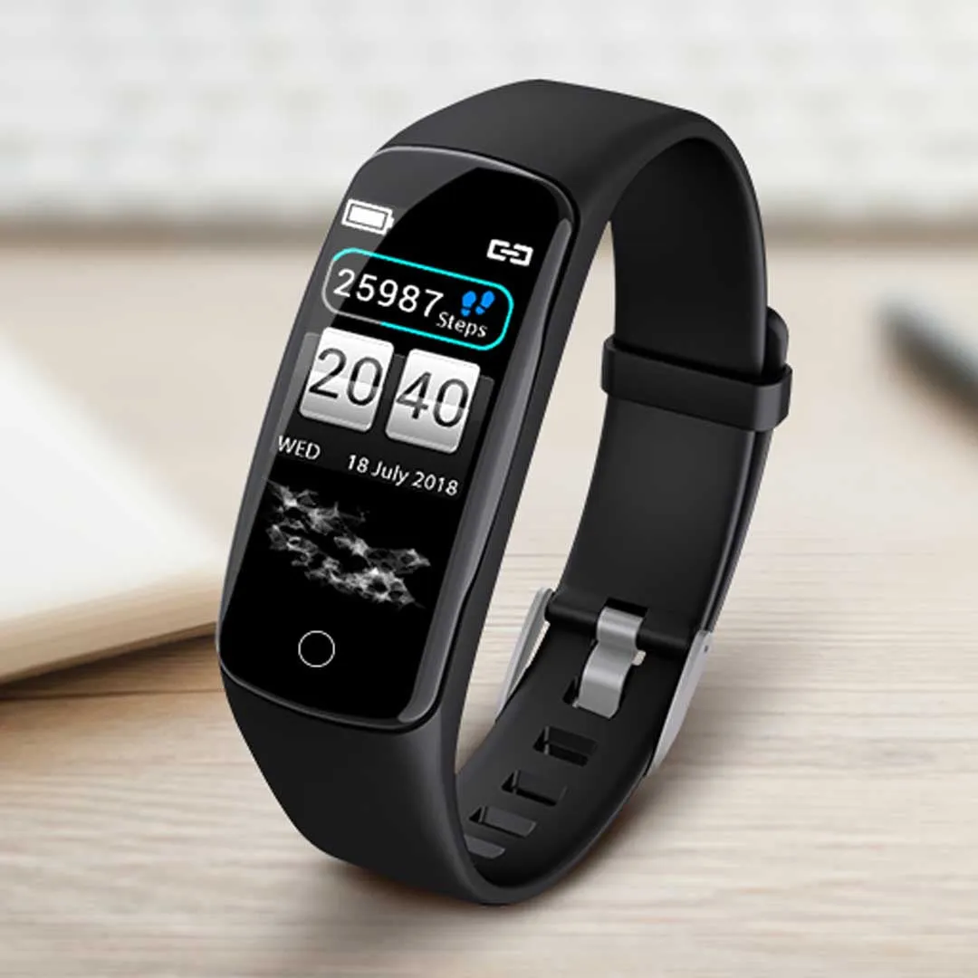 Sport Monitor Wrist Touch Fitness Tracker Smart Watch - Blue - Premium