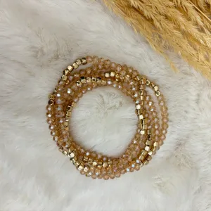 Stacker Bracelet Mini / Champagne Gold