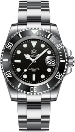 Steeldive Men's Automatic Watch SD1953 Stainless Steel NH35 Movement 300m Diving Watches