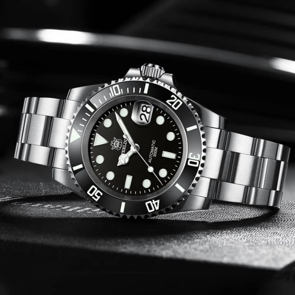 Steeldive Men's Automatic Watch SD1953 Stainless Steel NH35 Movement 300m Diving Watches