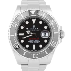 STICKERED NEW CARD Rolex Sea-Dweller MK2 Red 50th-Anniversary 126600 43mm B P