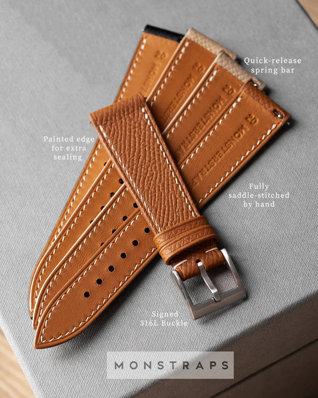 Swift Leather Strap (Etoupe)