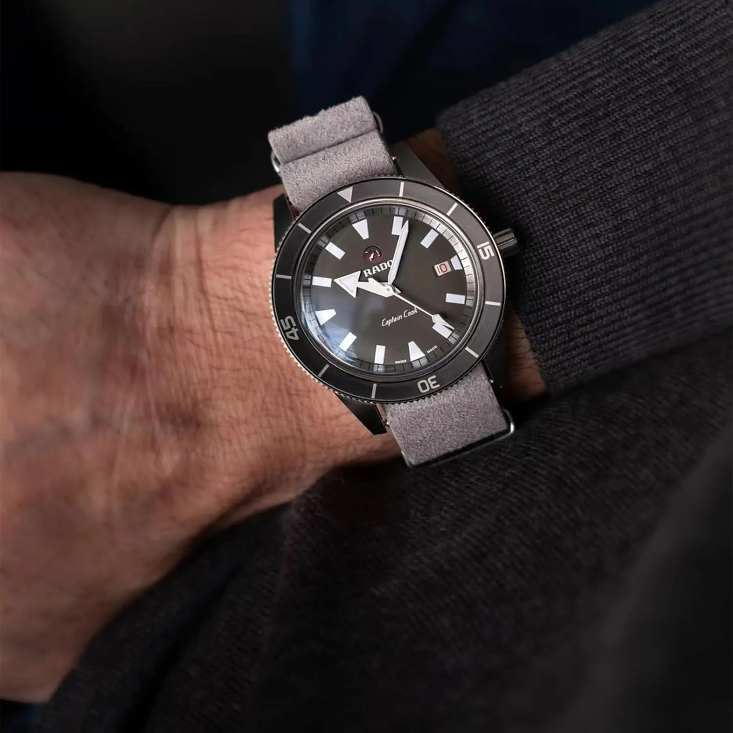 torbollo Suede Leather Watch Band, Style One-Piece Military Watch Strap Vintage Tone 18 20 22mm Replacement Wrap for Men Women