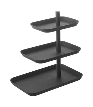 Tower Jewelry   Accessory Trays - Steel-Yamazaki Home