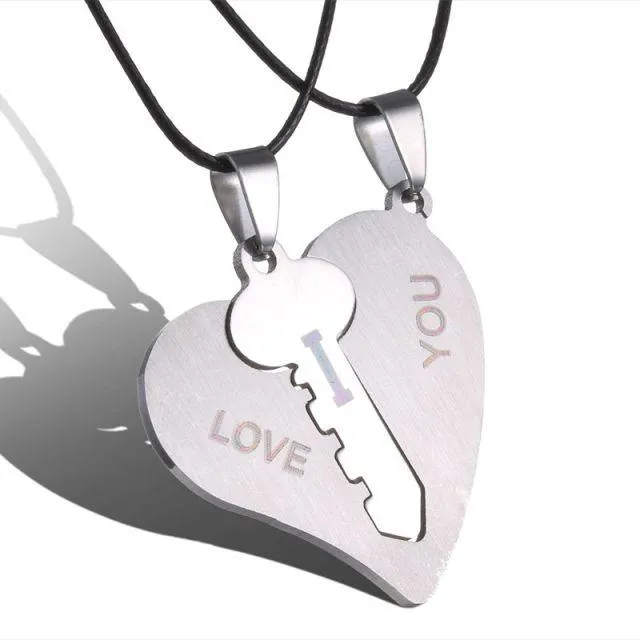 Two Cat Couples Jewelry Necklace Black White Kitten Animal Pendant Choker Necklace Women Valentine's Day Thanksgiving Day Gift