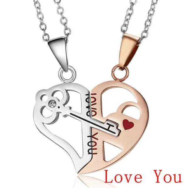 Two Cat Couples Jewelry Necklace Black White Kitten Animal Pendant Choker Necklace Women Valentine's Day Thanksgiving Day Gift