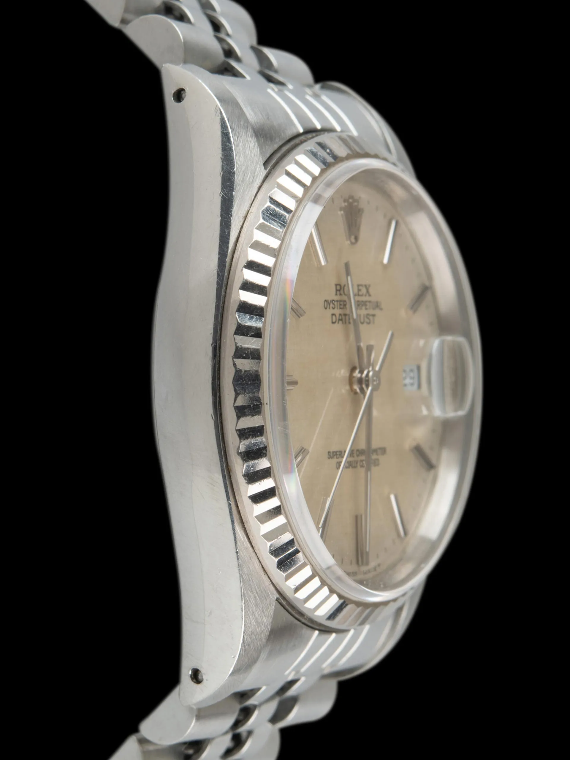 *Unpolished* 1988 Rolex Datejust (Ref. 16234) Silver Linen Dial