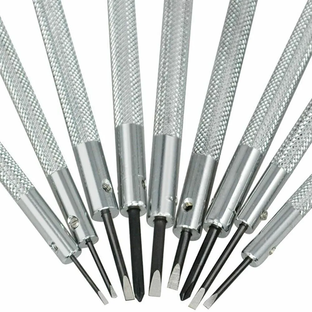 US 1-2 Set Precision Screwdriver Set Home Watch Jewelry Slotted Flat Blade Tools