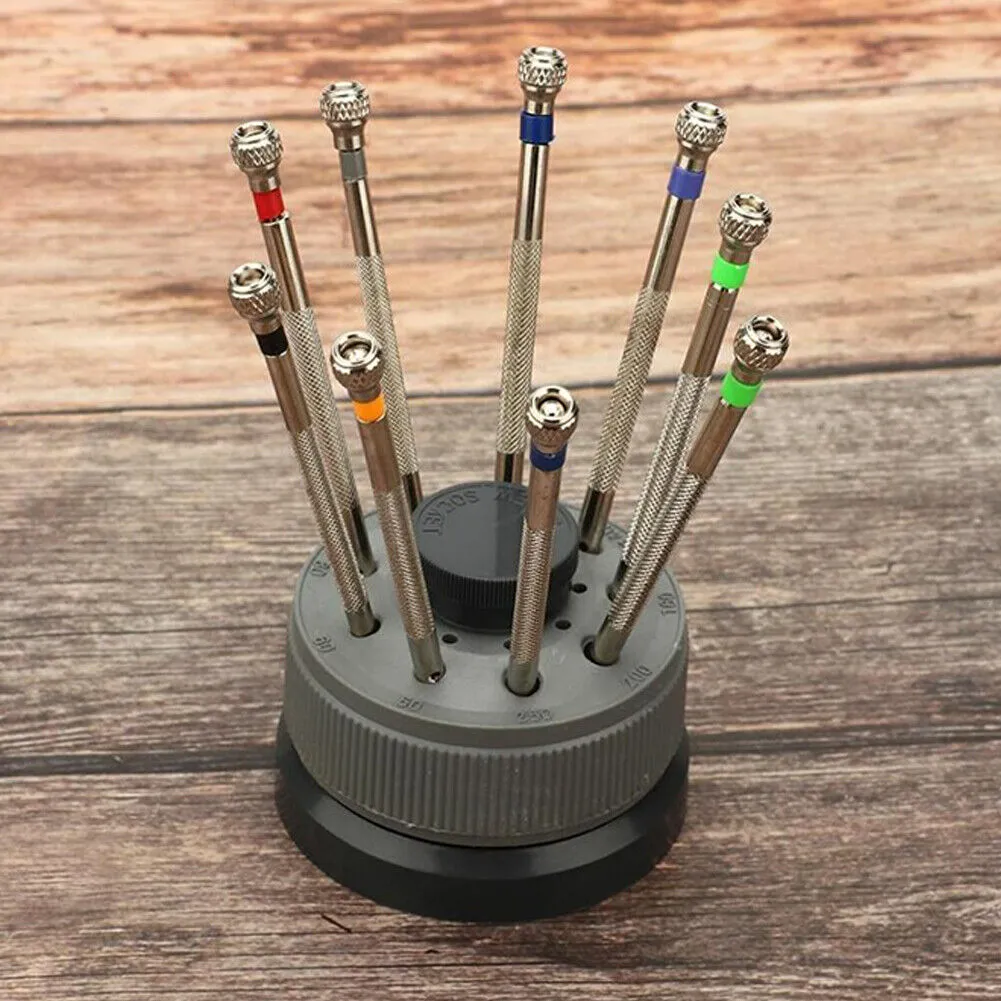 US 1-2 Set Precision Screwdriver Set Home Watch Jewelry Slotted Flat Blade Tools