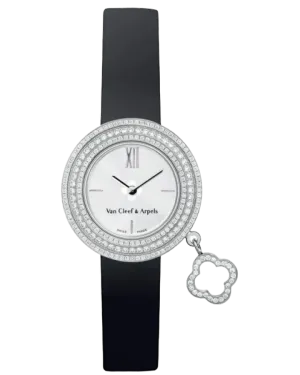 Van Cleef & Arpels Charms 18K White Gold & Diamonds Lady's Watch