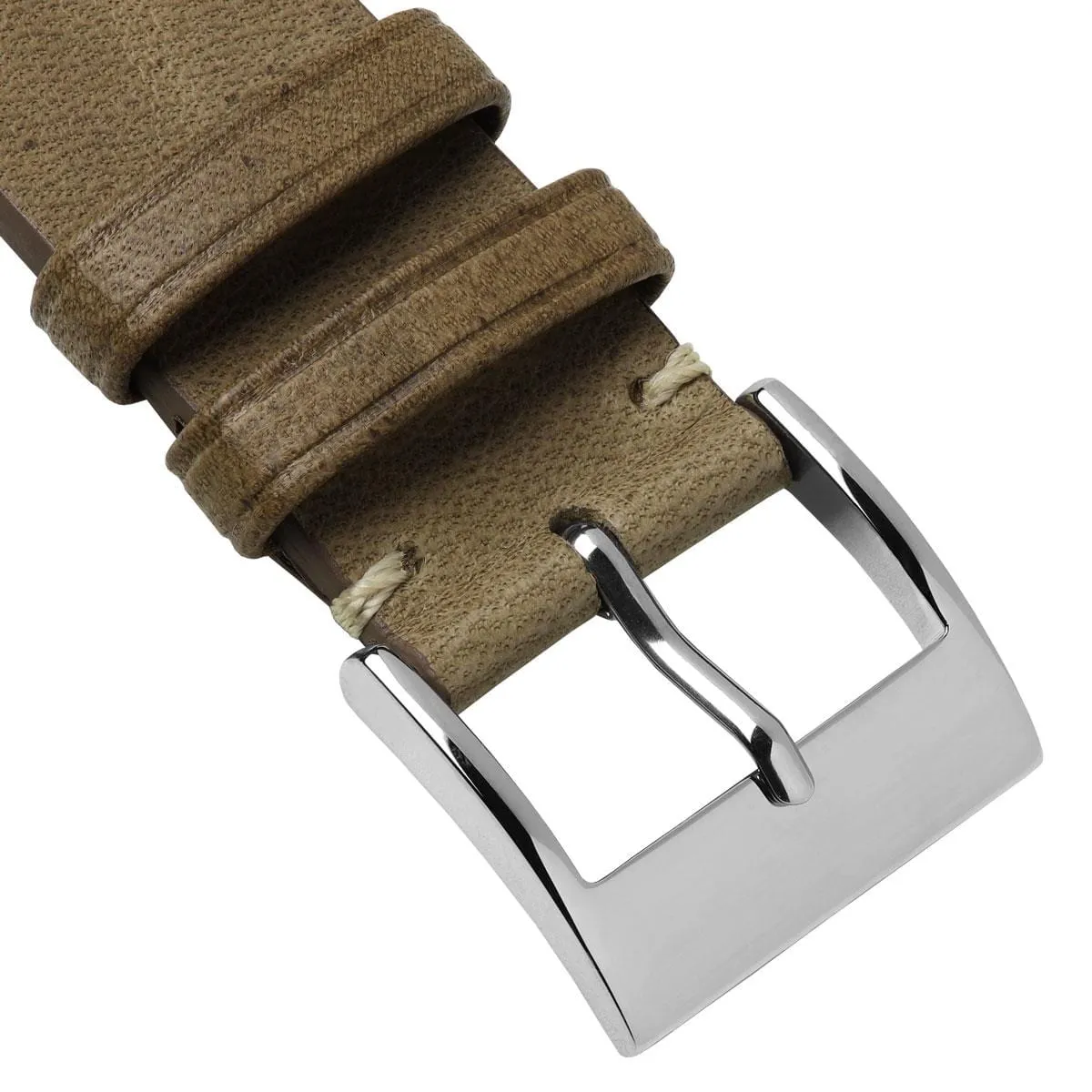 Vintage Cavallo Horse Leather Watch Strap - Beige