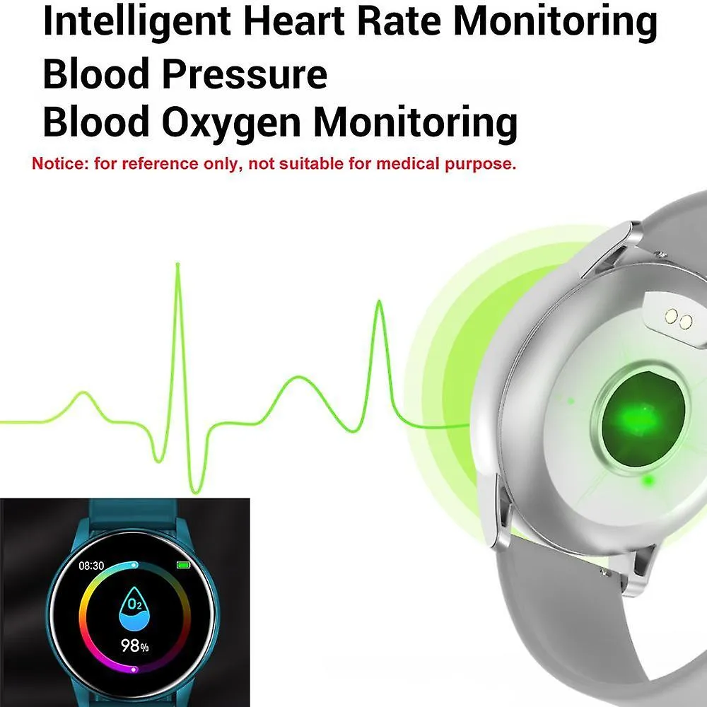 Watches women smart watch waterproof heart rate monitor call reminding fitness trackerwatches white
