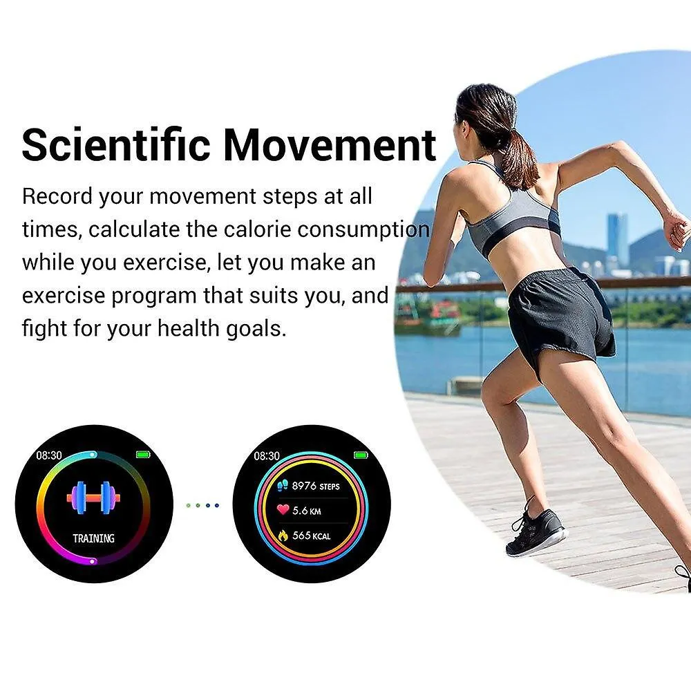 Watches women smart watch waterproof heart rate monitor call reminding fitness trackerwatches white