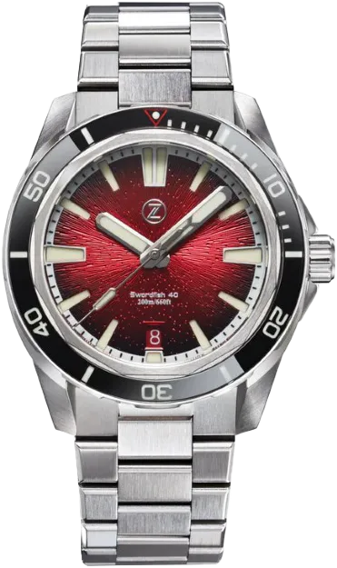 Zelos Swordfish 40mm Crimson Red